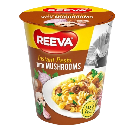 Reeva Instant Pasta Mushroom Flavour 70g Assorted Packs Pasta, Rice & Noodles Reeva Pack of 1
