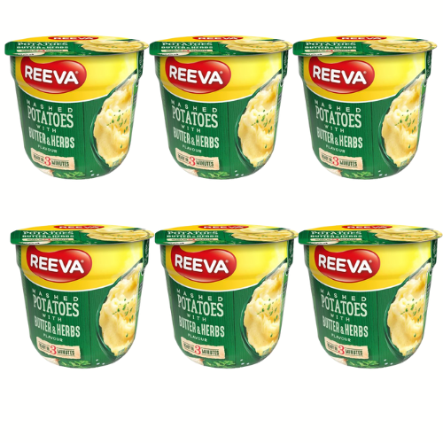 Reeva Butter & Herbs Mashed Potatoes 40g Pasta & Noodles Reeva 6 Packs