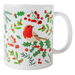 Festive Ceramic Robin Mugs 330ml Assorted Mugs Fabfinds Large Robin
