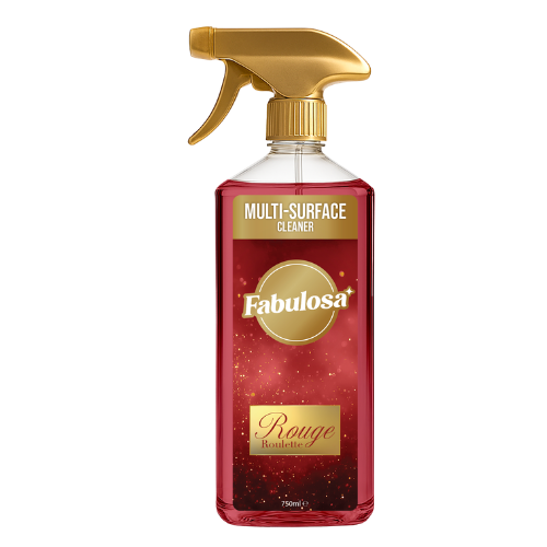 Fabulosa Rouge Roulette Cleaning and Laundry Bundle 6 Piece Household Cleaning Products Fabulosa