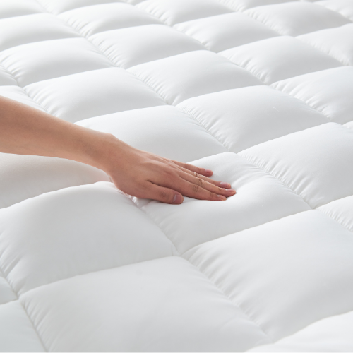 Royale 10cm Extra Thick Mattress Topper White Assorted Sizes Duvets FabFinds