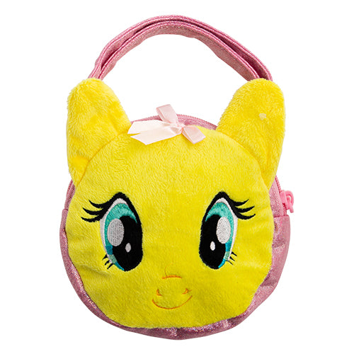 My Little Pony Soft Zip Up Handbag Assorted Colours Kids Accessories My Little Pony Yellow  