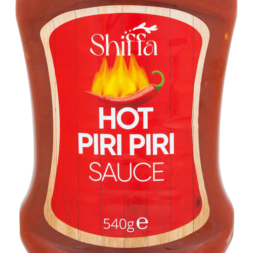 Shiffa Hot Piri Piri Sauce 540g Table Sauces Shiffa   