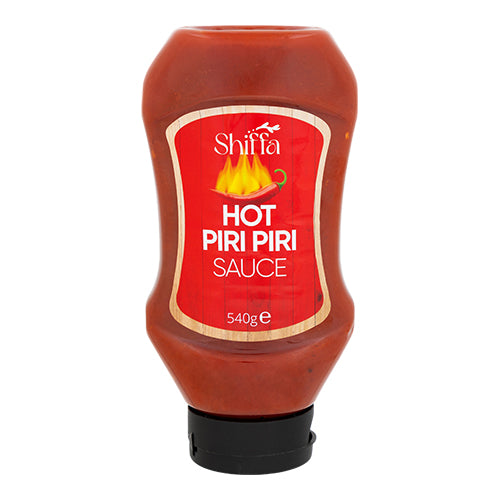 Shiffa Hot Piri Piri Sauce 540g Table Sauces Shiffa   