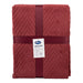 Silentnight Supersoft Pinsonic Mulberry Velvet Throw 150 x 200cm Throws & Blankets Silent Night   