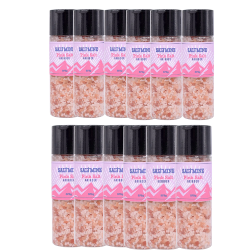 Saltmine Pink Salt Grinder 375g Assorted Packs Food Items Saltmine