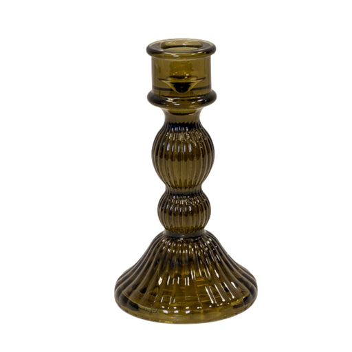 Medium Olive Green Decorative Candle Holder Candle Holder Satchville