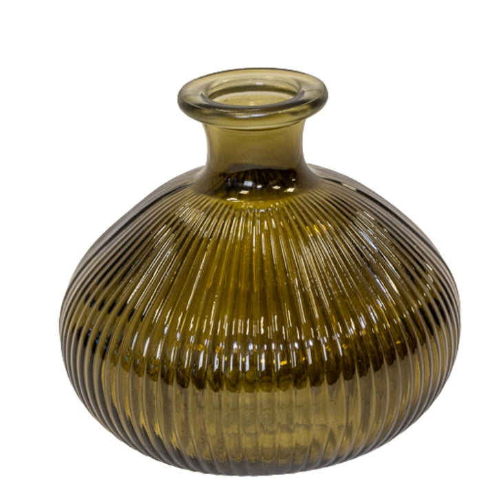 Satchville Olive Green Decorative Bottle
