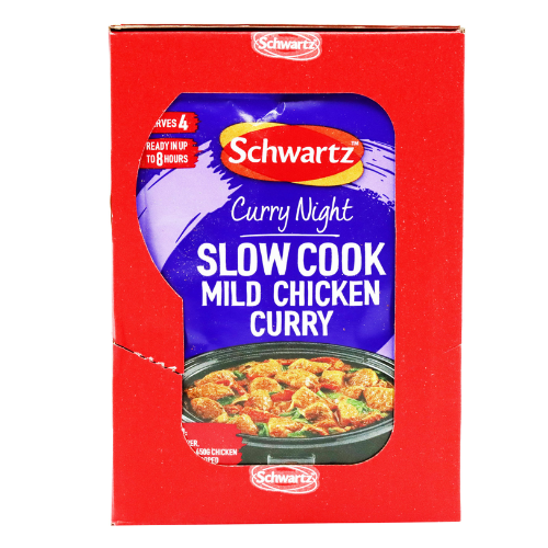 Schwartz Slow Cook Mild Chicken Curry Recipe Mix 35g Assorted Packs Cooking Ingredients schwartz Pack of 1