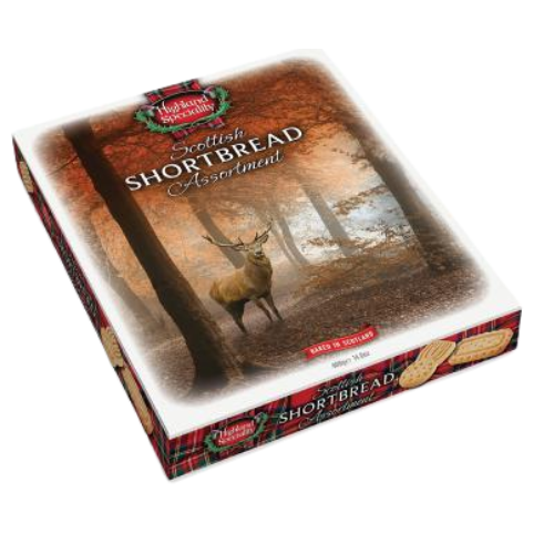 Highland Speciality Scottish Shortbread Assortment 400g Biscuits & Cereal Bars highland speciality