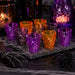 Plastic Skull Shot Glass 4 Pack Assorted Colours Halloween Accessories FabFinds