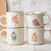 Speckled Owl Ceramic Mug 390ml Assorted Designs Mugs FabFinds