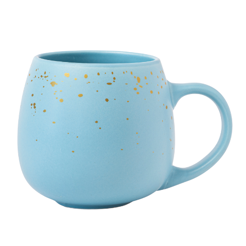 Speckled Pastel Ceramic Mug 400ml Assorted Colours Mugs FabFinds Matte Blue