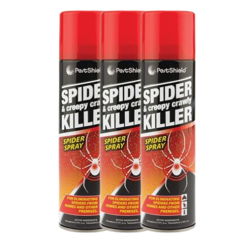 PestShield Spider & Creepy Crawly Killer 200ml Assorted Packs Cleaning PestShield Pack of 3