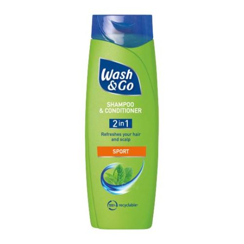 Wash & Go 2 in 1 Shampoo & Conditioner Sport 200ml Shampoo & Conditioner Wash & Go   