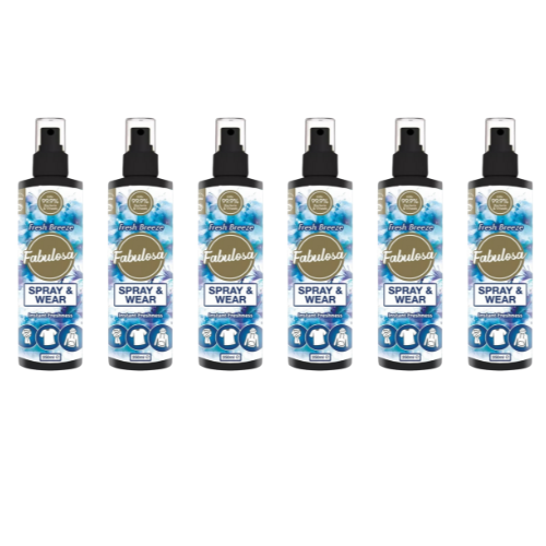 Fabulosa Fresh Breeze Spray & Wear 250ml Assorted Packs Fabulosa Spray & Wear Fabulosa Pack of 6