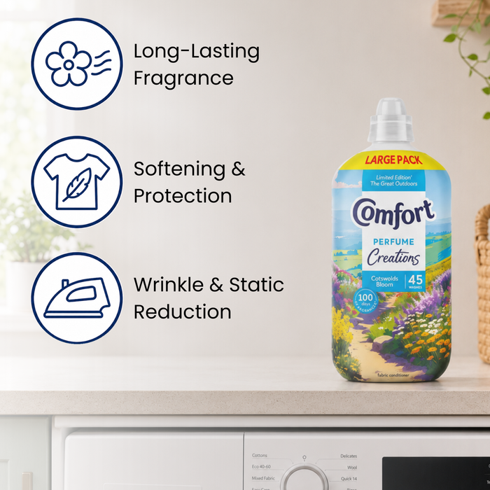 Comfort Creations Cotswolds Bloom Fabric Conditioner 45 Washes Assorted Packs