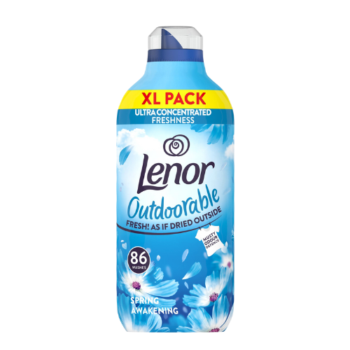 Lenor Outdoorable Fabric Conditioner Spring Awakening 1204ml(86 Washes) Assorted Packs Laundry - Fabric Conditioner Lenor Pack of 1