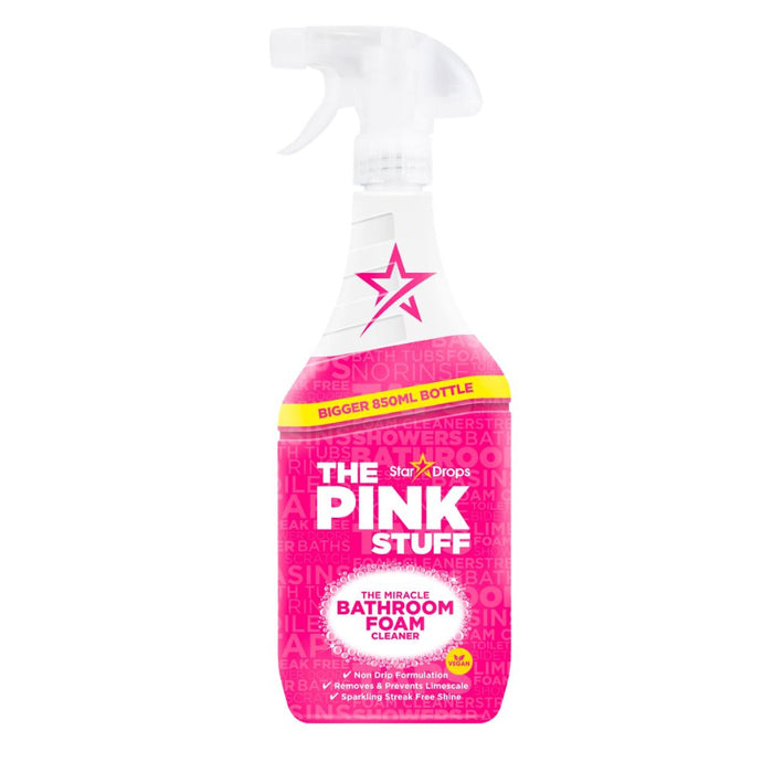 Stardrops The Pink Stuff Bathroom Foam Cleaner 850ml Bathroom & Shower Cleaners Stardrops Pack of 1