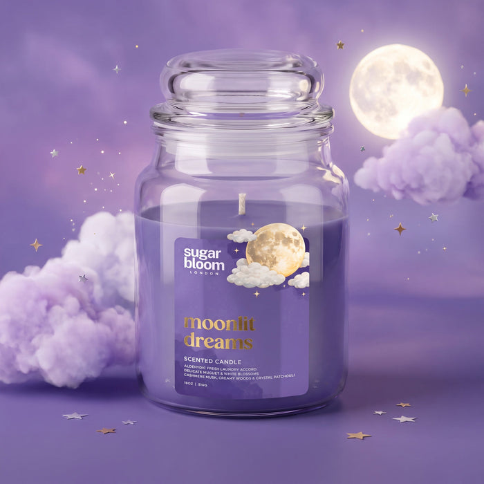 Sugar Bloom London Moonlit Dreams Scented Candle 510g image 2