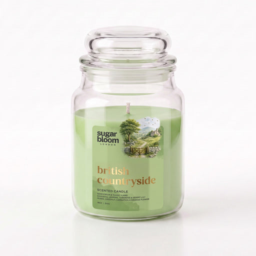 Sugar Bloom London British Countryside Scented Candle 510g Candles Sugar Bloom