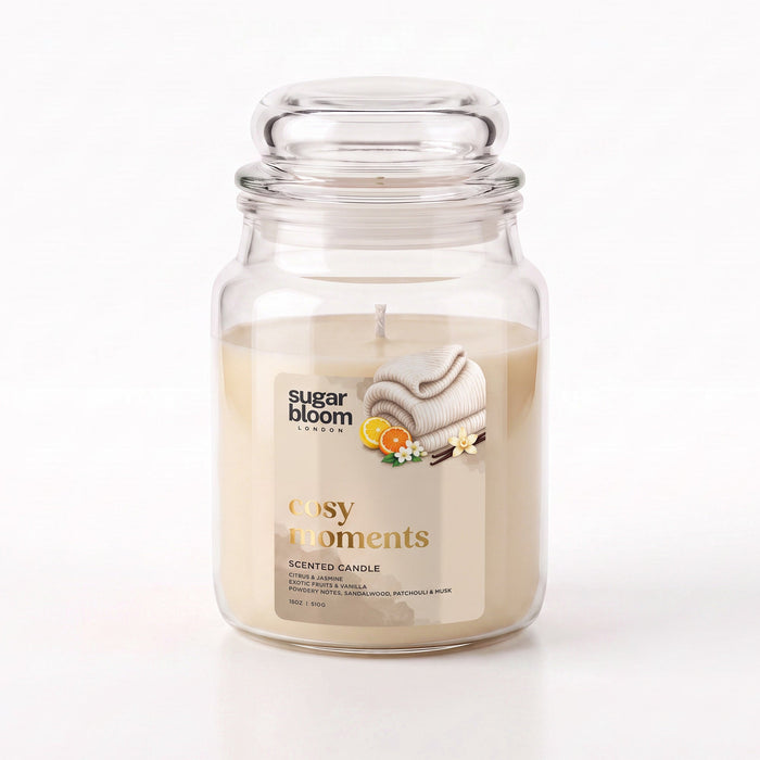 Sugar Bloom London Cosy Moments Scented Candle 510g
