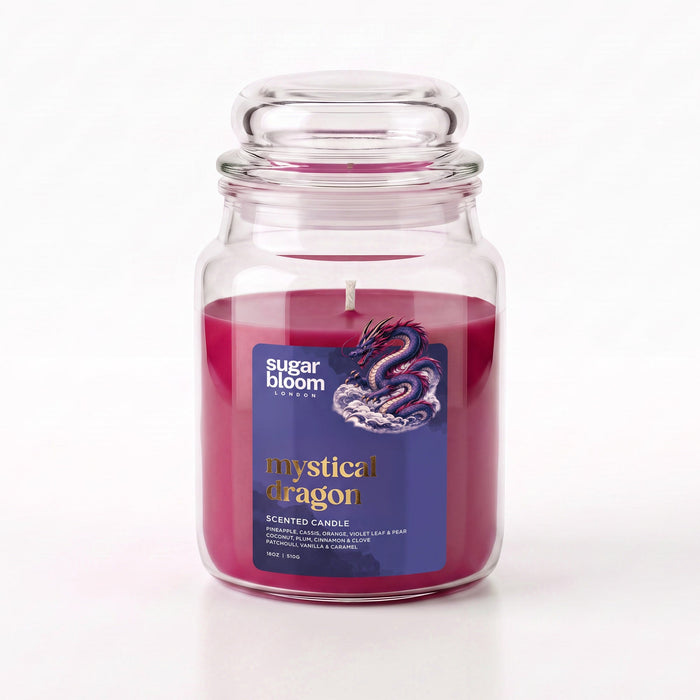 Sugar Bloom London Mystical Dragon Scented Candle 510g