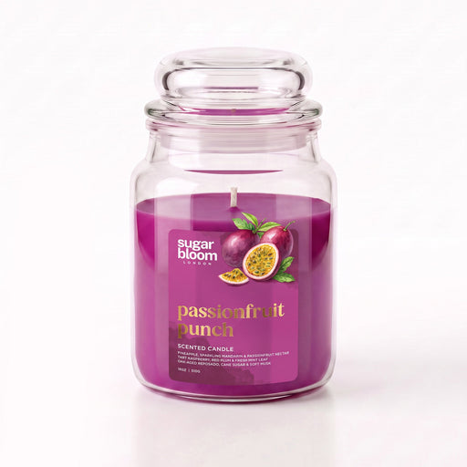 Sugar Bloom London Passionfruit Punch Scented Candle 510g Candles Sugar Bloom
