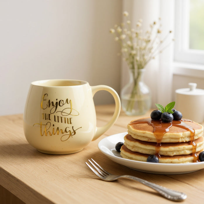 Motivational Quote Ceramic Coffee Mug Collection 400ml – 4 Assorted colours FabFinds