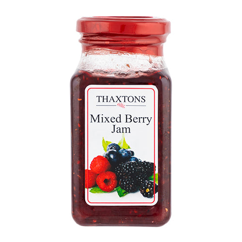 Thaxtons Mixed Berry Jam Jar 380g Condiments & Sauces thaxtons   