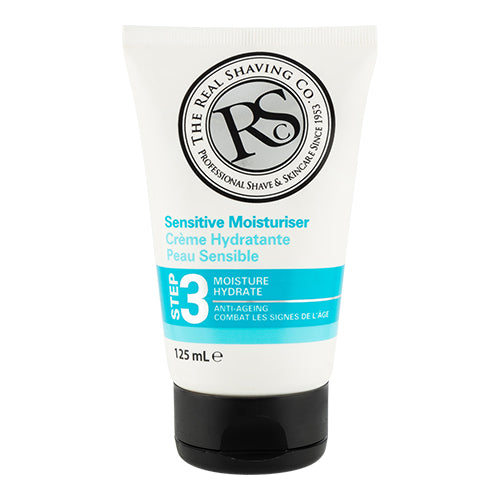 The Real Shaving Co. Sensitive Moisturiser Anti-Ageing 125ml Moisturisers The Real Shaving Co.   