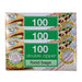 TidyZ Double Zip Food Bags 100 Pack Food Storage Bags Tidyz Pack of 3