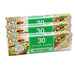 TidyZ Double Zip Food Storage Bags 30 Pack Food Storage Bags Tidyz Pack of 3
