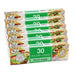 TidyZ Double Zip Food Storage Bags 30 Pack Food Storage Bags Tidyz Pack of 6