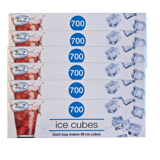 TidyZ Ice Cube Bags 700 Assorted Pack Food Storage Bags Tidyz Pack of 6