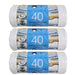 TidyZ Scented Tie Handle Swing Bin Liners 50L 40 Assorted Pack Bin Cleaners & Accessories Tidyz Fresh Linen Pack of 3