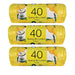 TidyZ Scented Tie Handle Swing Bin Liners 50L 40 Assorted Pack Bin Cleaners & Accessories Tidyz Citrus Lemon Pack of 3