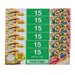 TidyZ Slide Zip Food Bags 15 Pack Food Storage Bags Tidyz Pack of 6
