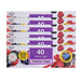 TidyZ Slide Zip Freezer Bags 40 Pack Food Storage Bags Tidyz Pack of 6