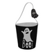 Felt Trick-or-Treat Buckets 18×18cm Assorted Colours Halloween Decorations FabFinds Black