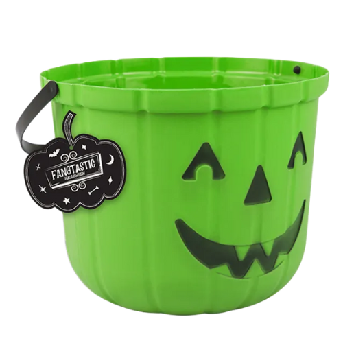 Halloween Pumpkin Buckets Assorted Colours Halloween Decorations FabFinds Green
