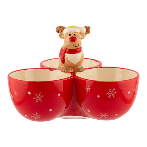 Christmas Trio Serving Bowls Assorted Handles Feature Christmas Tableware Out FabFinds Reindeer  