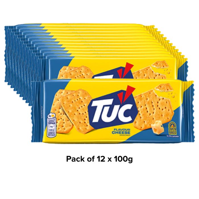 Tuc Cheese Flavour Biscuits 100g Biscuits & Cereal Bars tuc 12 x 100g