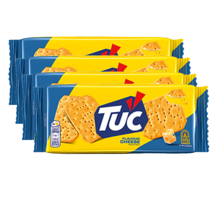 Tuc Cheese Flavour Biscuits 100g Biscuits & Cereal Bars tuc 4 x 100g