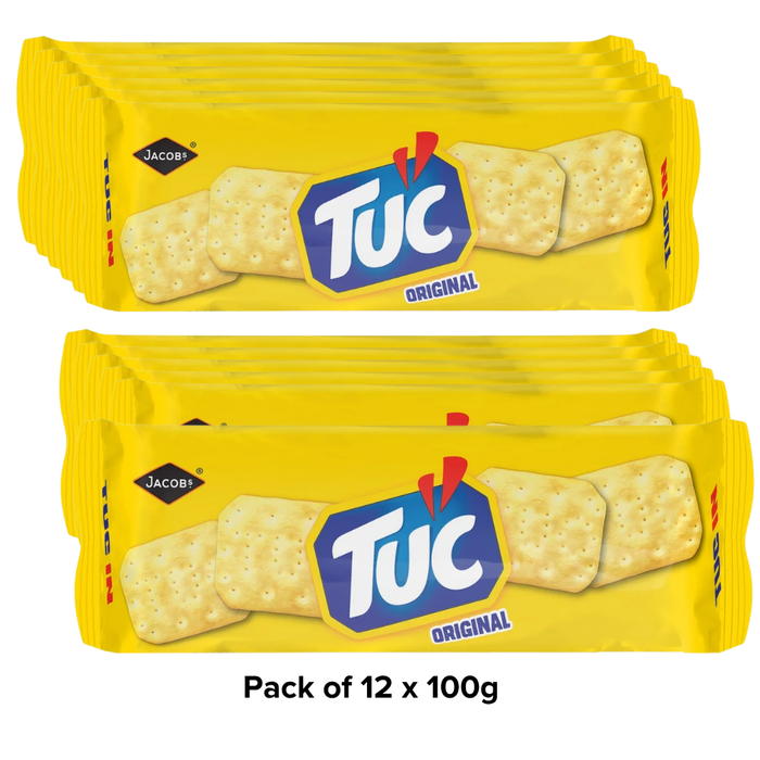 Tuc Original Biscuits 100g Assorted Pack Sizes