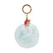 Unicorn Pom Pom Keyring Assorted Colours Kids Accessories PMS Blue  