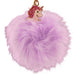 Unicorn Pom Pom Keyring Assorted Colours Kids Accessories PMS   