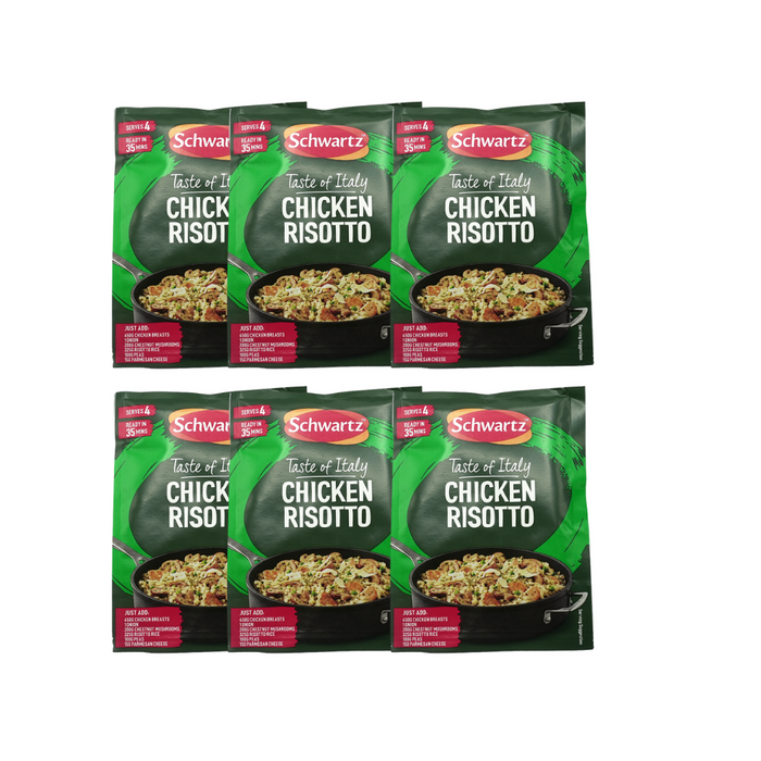 Schwartz Chicken Risotto Recipe Mix 30g Assorted Packs Cooking Ingredients schwartz Pack of 6