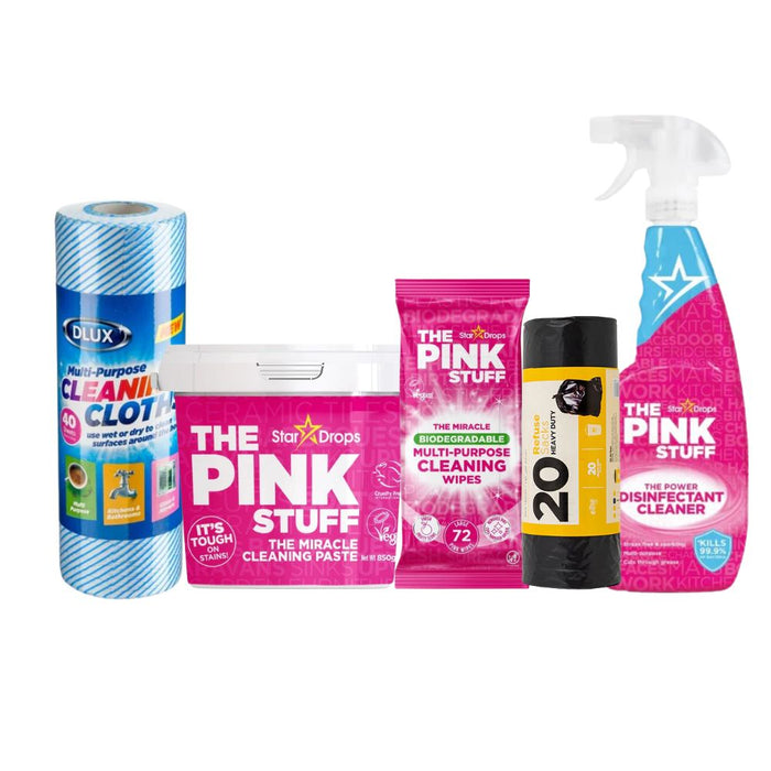 The Pink Stuff Home Cleaning Bundle 5 Piece
