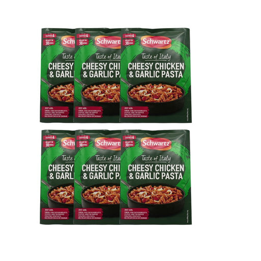 Schwartz Cheesy Chicken & Garlic Pasta Recipe Mix 38g Assorted Packs BB: 18/03/26 Cooking Ingredients schwartz Pack of 6